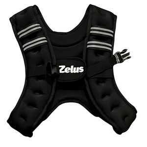 Zelus 6 lb Weighted Vest with Pocket Reflective Stripe NEW Fitness Exercise